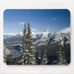 Kanada, Alberta, Banff. Aussicht auf das Bow-Tal Mousepad