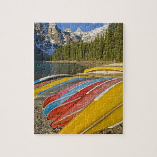 Kanada, Alberta, Banff National Park, Moraine Puzzle