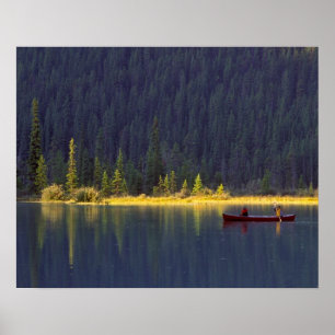 Kanada, Alberta, Baniff National Park. Zwei Jungs Poster