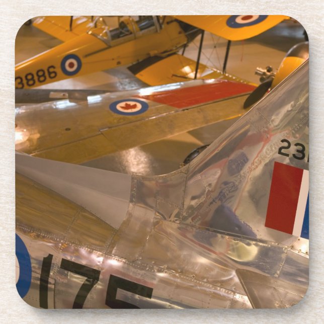 Kanada, Alberta, Calgary: Aero-Weltraummuseum Getränkeuntersetzer (Vorderseite)
