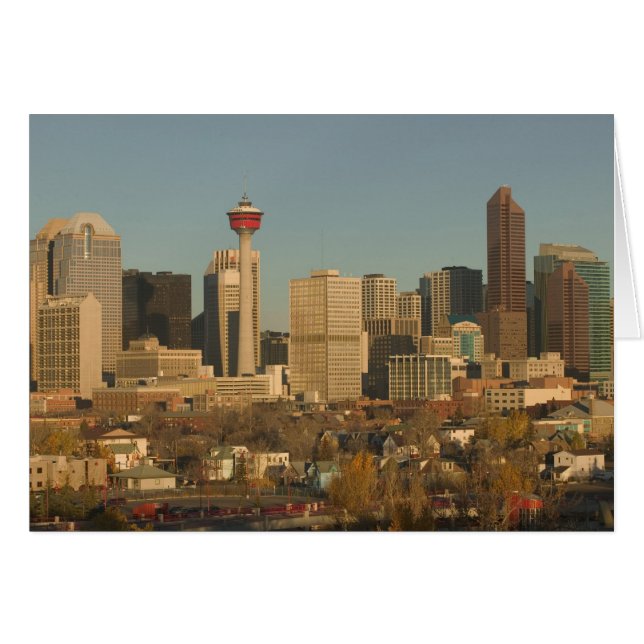 Kanada, Alberta, Calgary: City Skyline ab 2 (Vorderseite (Horizontal))