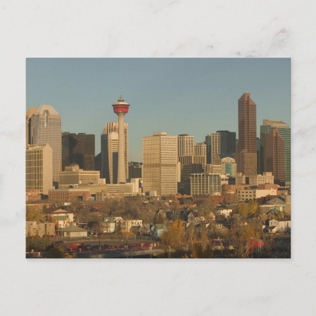 Kanada, Alberta, Calgary: City Skyline ab 2 Postkarte (Vorderseite)