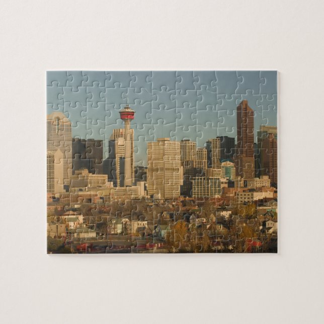 Kanada, Alberta, Calgary: City Skyline ab 2 Puzzle (Horizontal)