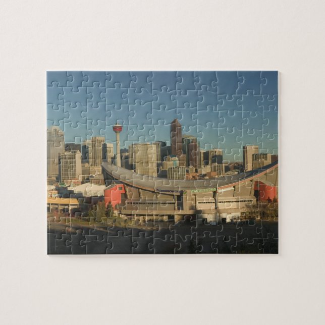 Kanada, Alberta, Calgary: City Skyline ab 3 Puzzle (Horizontal)