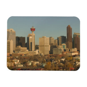 Kanada, Alberta, Calgary: Stadt-Skyline von 2 Magnet