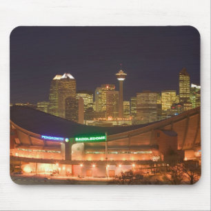 Kanada, Alberta, Calgary: Stadt-Skyline von Mousepad