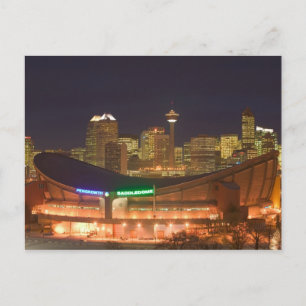Kanada, Alberta, Calgary: Stadt-Skyline von Postkarte