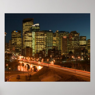 Kanada, Alberta, Calgary: Zentrum von Calgary, Poster