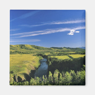 Kanada, Alberta, der Highwood River entlang der Magnet