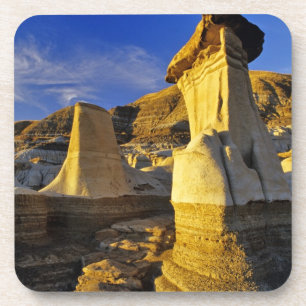 Kanada, Alberta, Drumheller. Hoodoos. Untersetzer