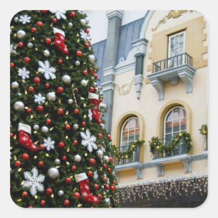 Kanada, Alberta, Edmonton. West Edmonton Mall. Quadratischer Aufkleber