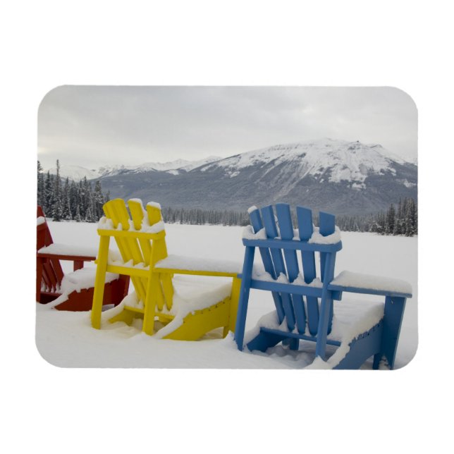 Kanada, Alberta, Jasper, Jasper NP. Fairmont Magnet (Horizontal)