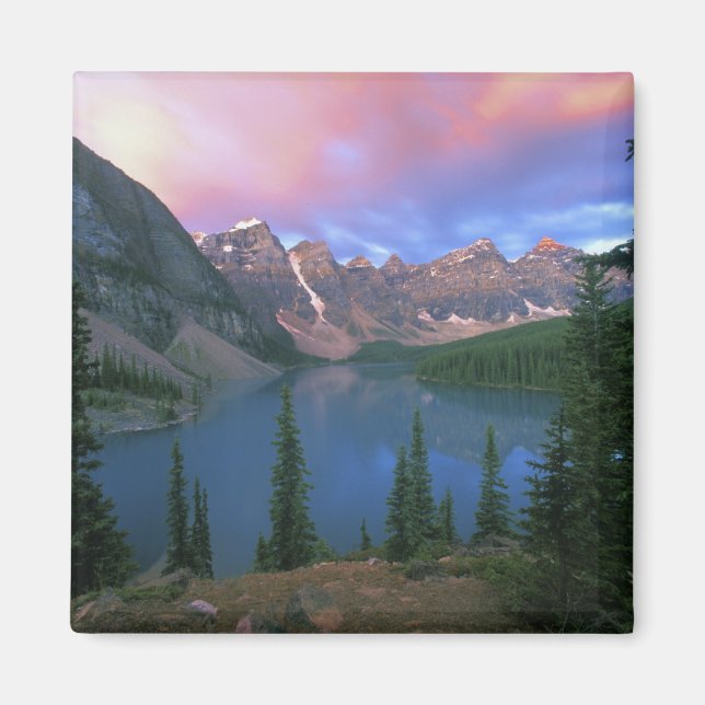 Kanada, Alberta, Moraine-See bei Dawn, Banff Magnet (Vorne)