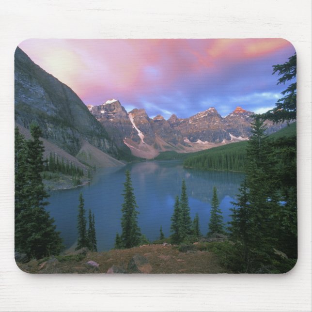 Kanada, Alberta, Moraine-See in Dawn, Banff Mousepad (Vorne)