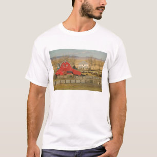 Kanada, Alberta, Pincher Creek: Rotbarsch und Ranc T-Shirt