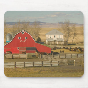 Kanada, Alberta, Pincher Creek: Rote Scheune & Ran Mousepad