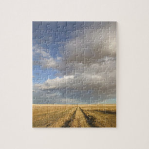 Kanada, Alberta, Stand Off: Landschaft mit Puzzle