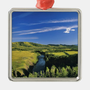 Kanada, Alberta, The Highwood River Ornament Aus Metall