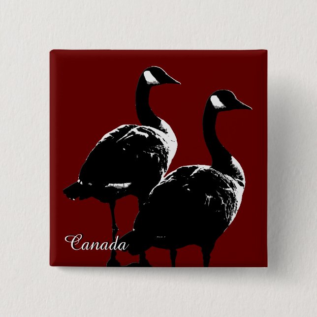Kanada Anthem Button Canada Souvenirs Canada Gift (Vorderseite)
