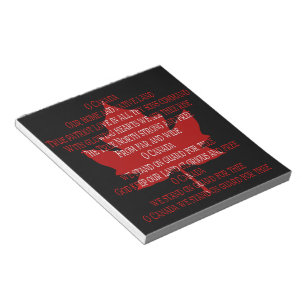 Kanada Anthem Souvenir Notepad Kanada Geschenke Notizblock