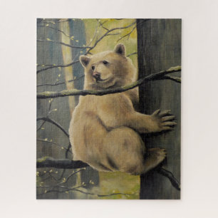 Kanada Art Puzzles - Kermode Bear Forest Puzzles
