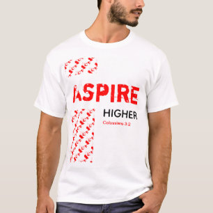 Kanada ASPIRE HIGHER Christliche Schrift T-Shirt