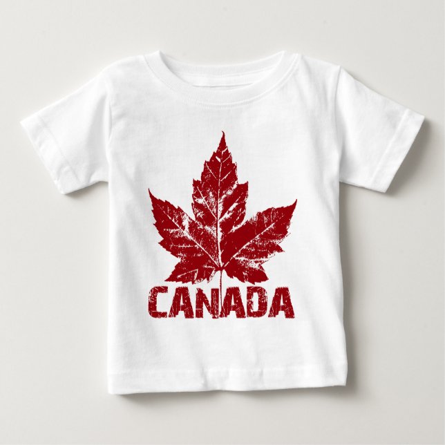 Kanada-Baby-Shirt-Kanada-Andenken-Baby-T - Shirts (Vorderseite)
