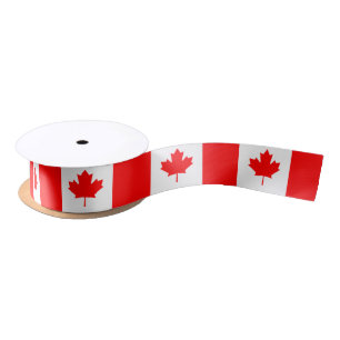 Kanada-Band, Mode/Sport, kanadische Flagge Satinband