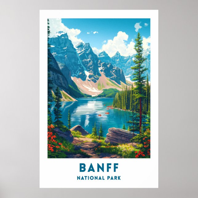 Kanada Banff Nationalpark Poster (Vorne)