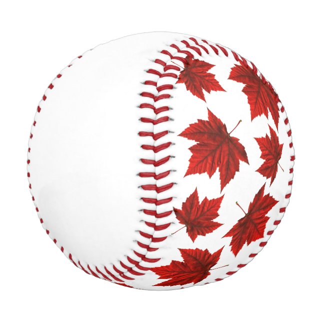 Kanada Baseball Kanada Ahornleaf Baseball (Schrägansicht)