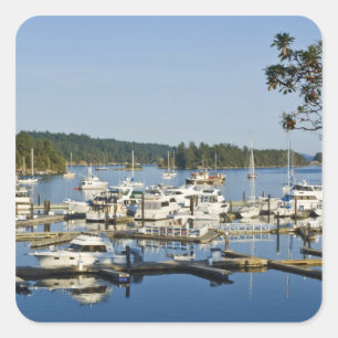 Kanada, BC, Golfinseln, Salt Spring Island, Quadratischer Aufkleber