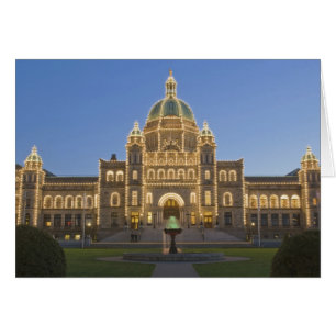 Kanada, BC, Victoria, BC Legislaturgebäude bei