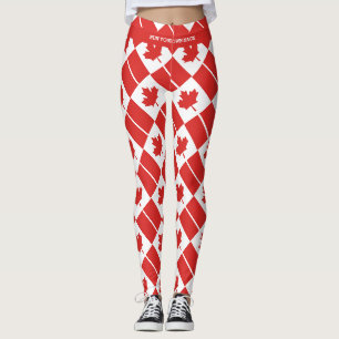 KANADA Benutzerdefinierter Text führt Ihr EIGENES Leggings