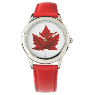 Kanada Beobachten Kanada Maple Leaf Souvenir Wrist Armbanduhr