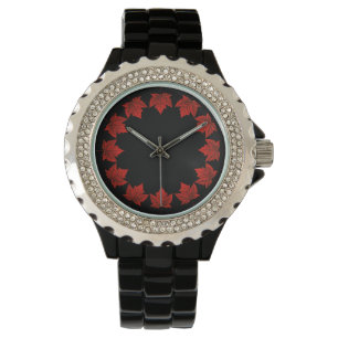 Kanada Beobachten Kanada Maple Leaf Souvenir Wrist Armbanduhr