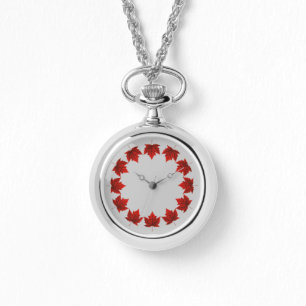 Kanada Beobachten Kanada Maple Leaf Souvenir Wrist Armbanduhr