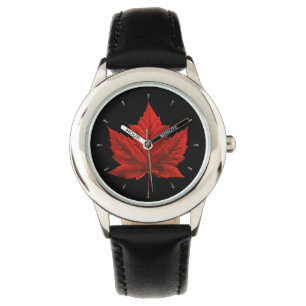Kanada Beobachten Kanada Maple Leaf Souvenir Wrist Armbanduhr