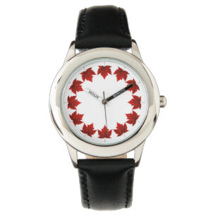 Kanada Beobachten Kanada Maple Leaf Souvenir Wrist Armbanduhr