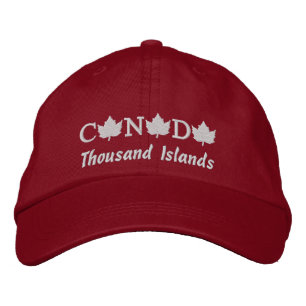 Kanada bestickt Tausend Inseln Cap Bestickte Kappe