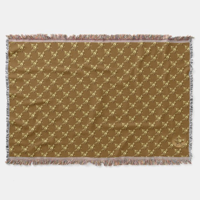 Kanada Blanket Kanada Gold Kanada Medaille Throw Decke (Vorderseite)