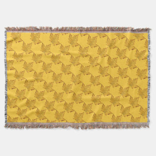 Kanada Blanket Kanada Gold Kanada Souvenir Throw Decke