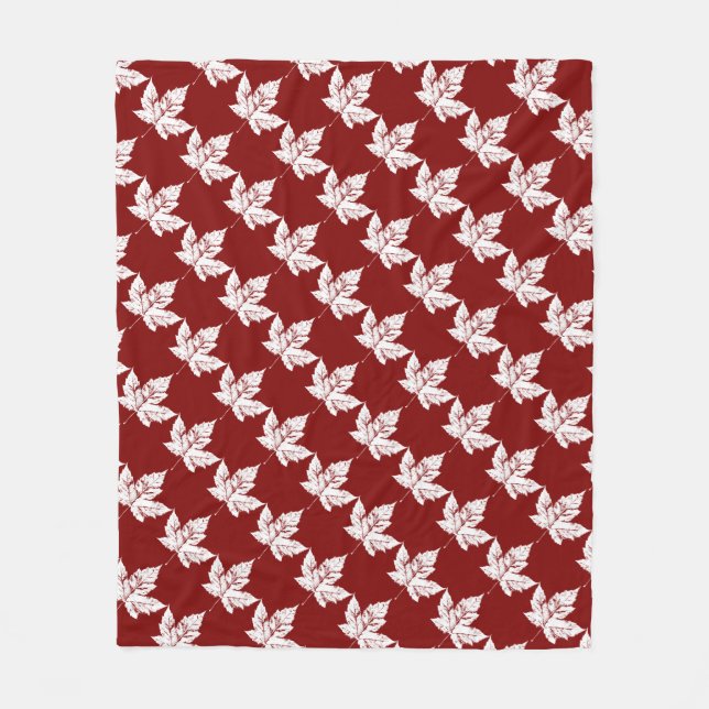 Kanada Blanket Retro Kanada Souvenir Blanket Fleecedecke (Vorderseite)