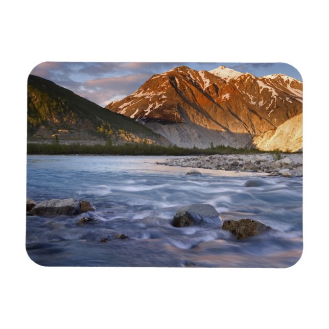 Kanada, British Columbia, Alsek River Valley. 2 Magnet (Horizontal)