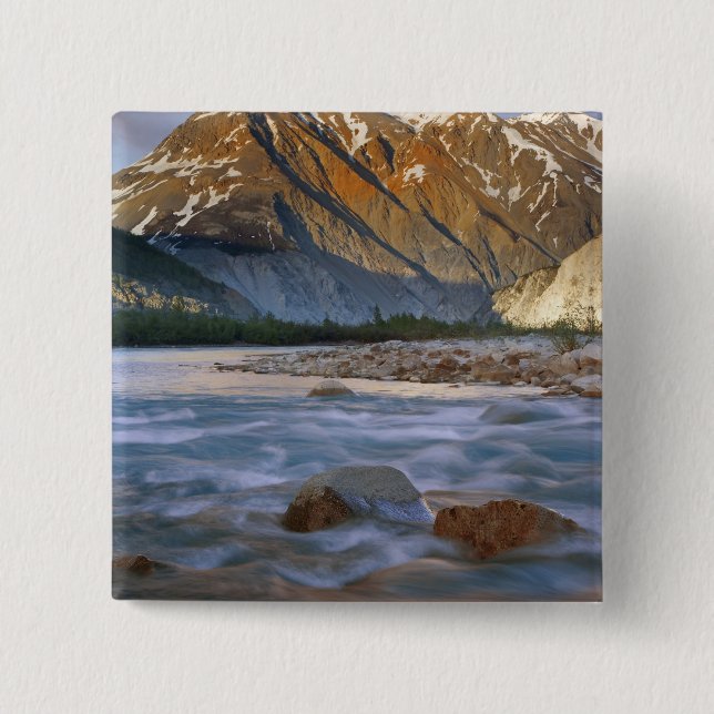 Kanada, British Columbia, Alsek River Valley. Button (Vorderseite)