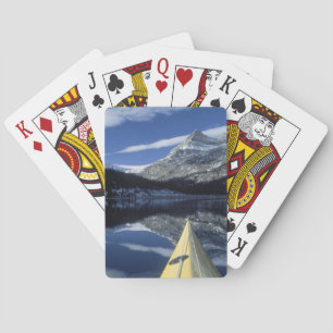Kanada, British Columbia, Banff. Kajakschnabel auf Spielkarten