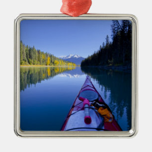 Kanada, British Columbia, Bowron-Seen Ornament Aus Metall