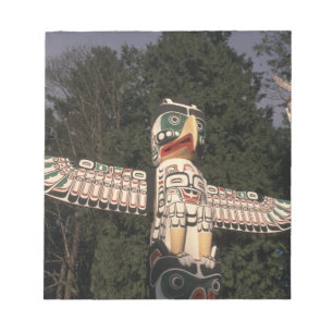 Kanada, British Columbia, Vancouver. Einheimisch Notizblock