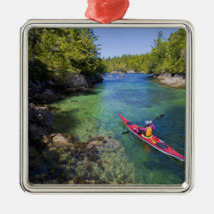 Kanada, British Columbia, Vancouver Island. Meer Ornament Aus Metall