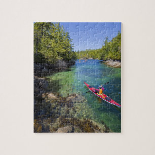 Kanada, British Columbia, Vancouver Island. Meer Puzzle