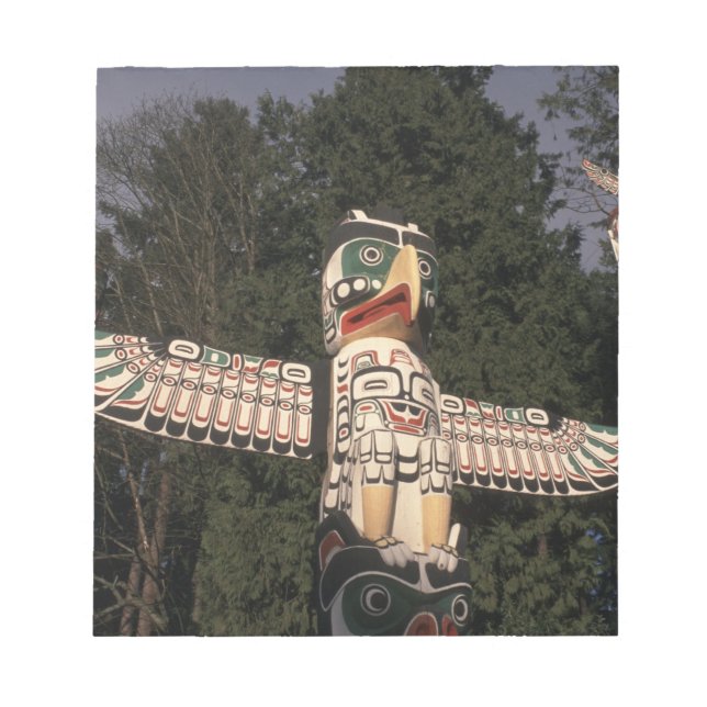 Kanada, British Columbia, Vancouver. Nativ Notizblock (Vorderseite)